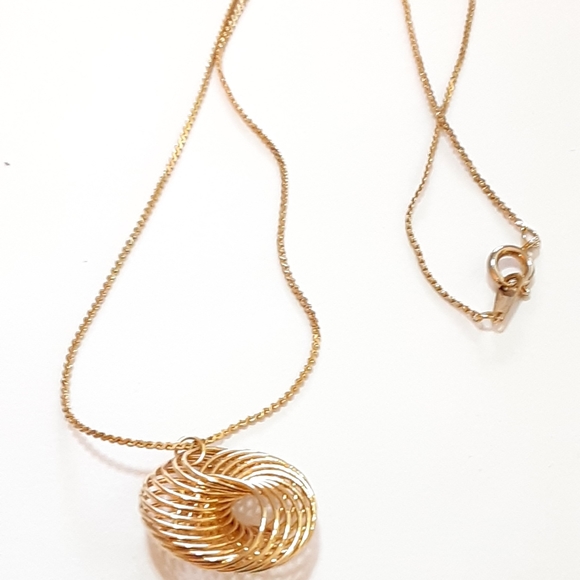 Optical  illusion necklace and earrings - Picture 4 of 4